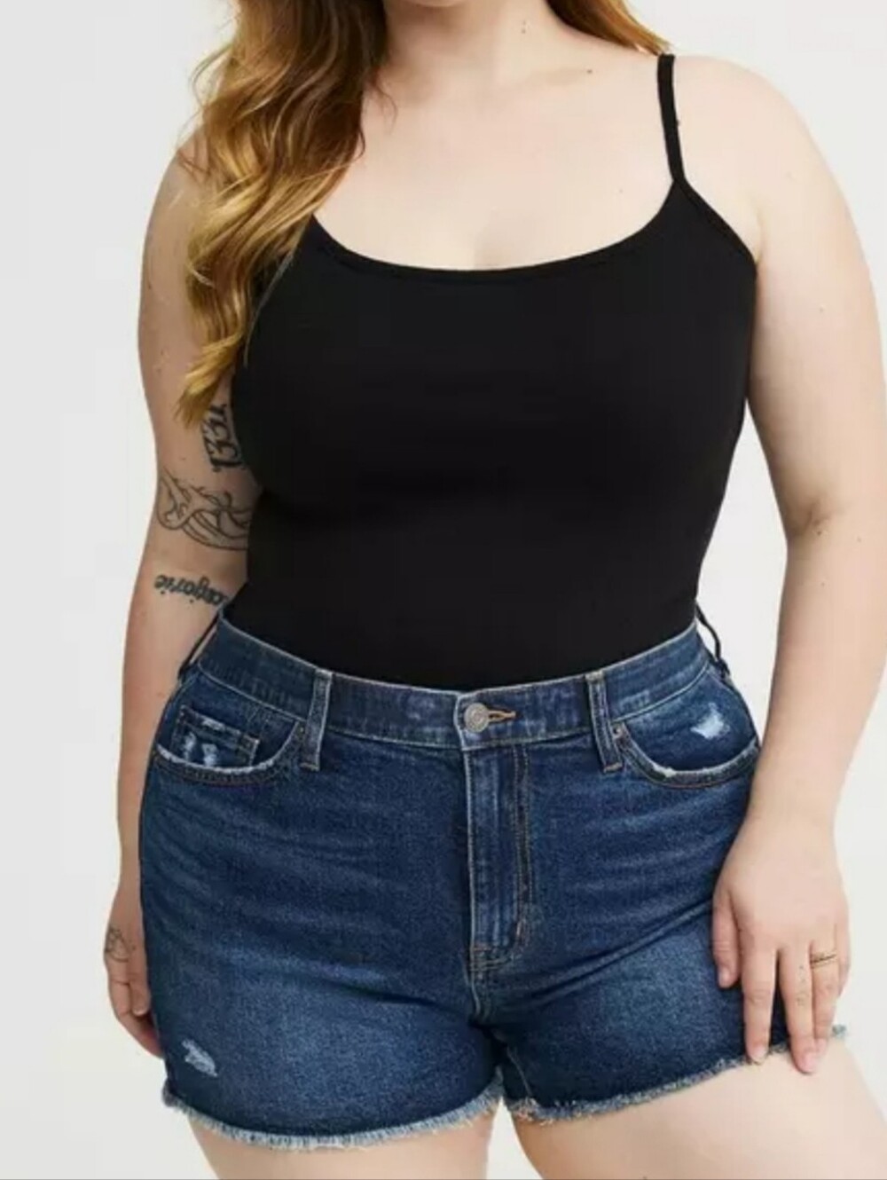 Torrid Pointelle Cami Deep Black